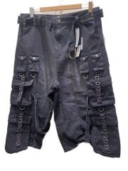 BLEACH CARGO PANTS W/XXL/コットン/BLK/BR25SS-P1022