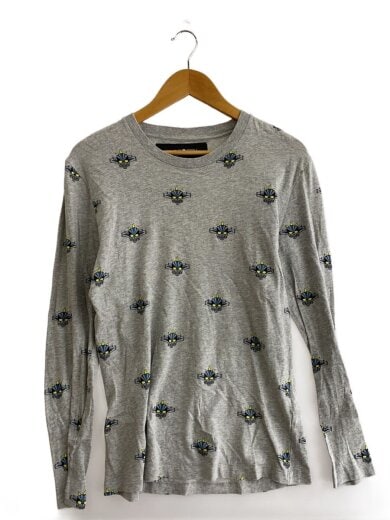 商品画像：長袖Tシャツ/XS/コットン/GRY/総柄 1