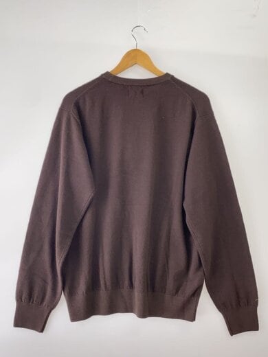 商品画像：ニット・セーター(厚手)/3/ウール/BRW/無地/95-244-030-1// 2