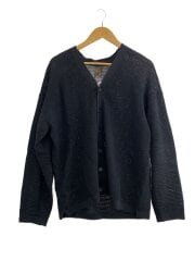 THE SUMMER KNIT/カーディガン(薄手)/2/コットン/BLK/無地/BN-22SM-036