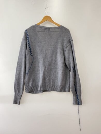 商品画像：カーディガン(厚手)/--/ウール/GRY/0422010516// 2