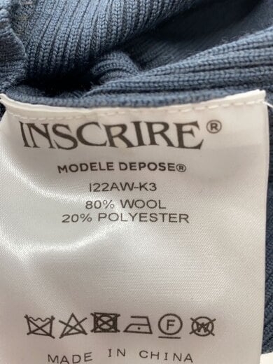 商品画像：ニット・セーター(厚手)/--/ウール/GRY/無地/I22AW-K3// 4