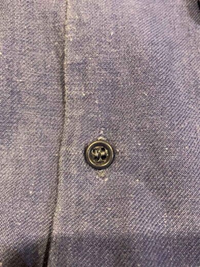 商品画像：French Vintage/50s～/Fort et Bon/プルオーバーシャツ/コットン/BLU/無地 4