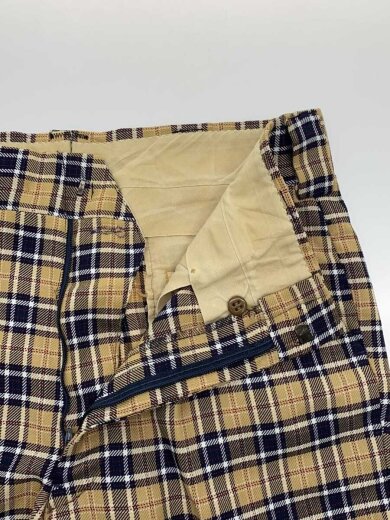 商品画像：Vintage/70s～80s/ESCADRILLE/スラックスパンツ/実寸W34/ベージュ/チェック 3