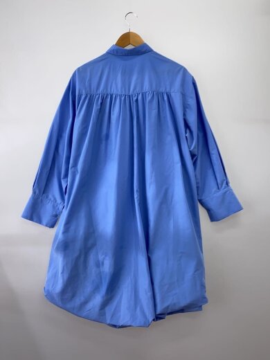 商品画像：MANY WAY BALLOON SHIRT DRESS/S/ポリエステル/BLU/無地/01410580100 2