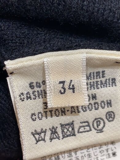 商品画像：ニット・セーター(厚手)/34/カシミア/BLK/無地 4