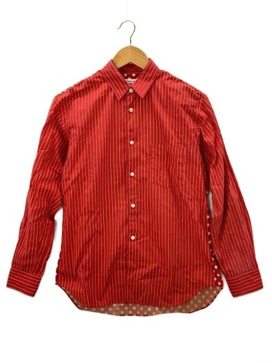 商品画像：16SS/長袖シャツ/XS/コットン/RED/ストライプ/S4SS16// 1