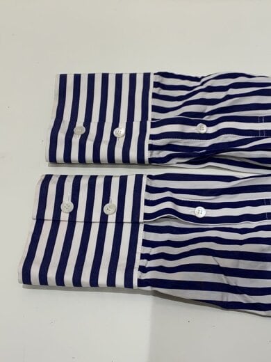 商品画像：長袖シャツ/2/コットン/BLU/ストライプ/23-06504/sacai 5