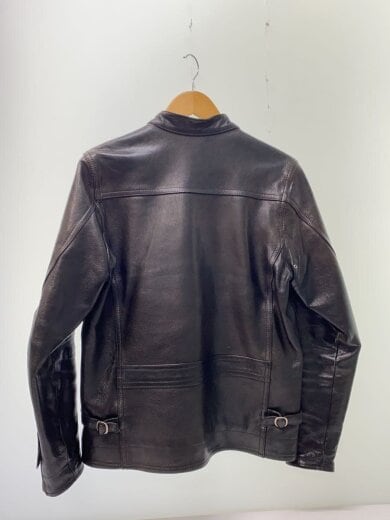 商品画像：レザージャケット・ブルゾン/38/山羊革/BLK/無地 2