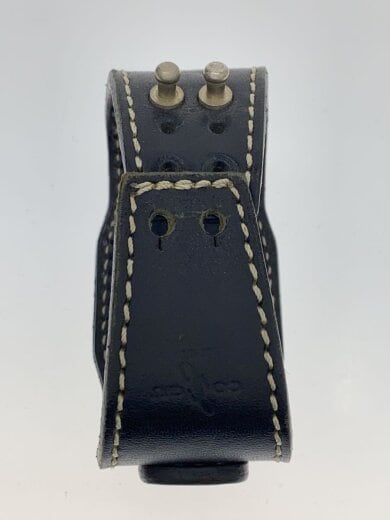 商品画像：手巻腕時計/アナログ/レザー/SLV/BLK 5