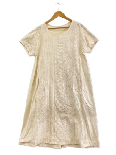 商品画像：半袖ワンピース/--/コットン/CRM/無地/1560031-21 1