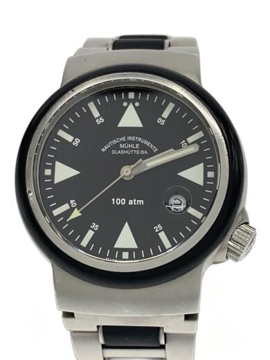 商品画像：MUHLE/自動巻き腕時計/アナログ/ステンレス/BLK/SLV/M1-41-03MB 1