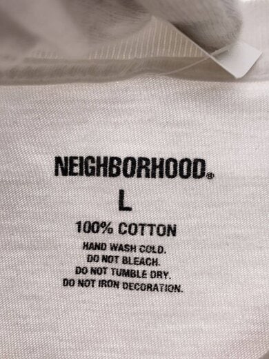 商品画像：長袖Tシャツ/L/コットン/WHT/無地 3