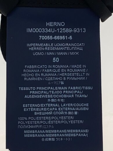 商品画像：ステンカラーコート/--/ポリエステル/BLK/無地/IM000334U/レインコート 4