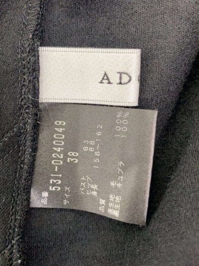 商品画像：長袖ワンピース/38/ウール/BLK/531-0240049 3