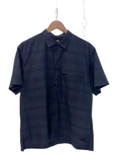 商品画像：S/S BOULD CHECK SHIRT_ショートスリーブボルドチェックシャツ/M/ポリエステル/GRY/チェ 1
