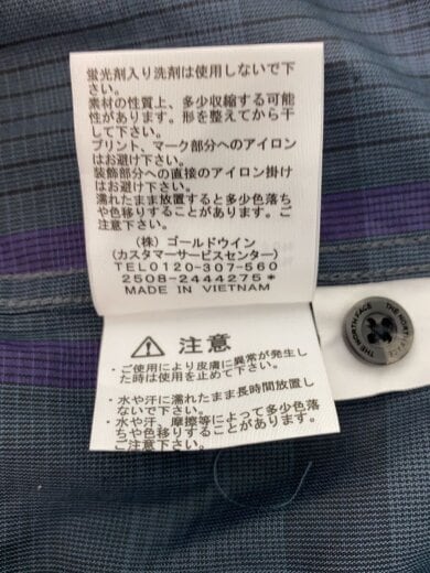 商品画像：S/S BOULD CHECK SHIRT_ショートスリーブボルドチェックシャツ/M/ポリエステル/GRY/チェ 5