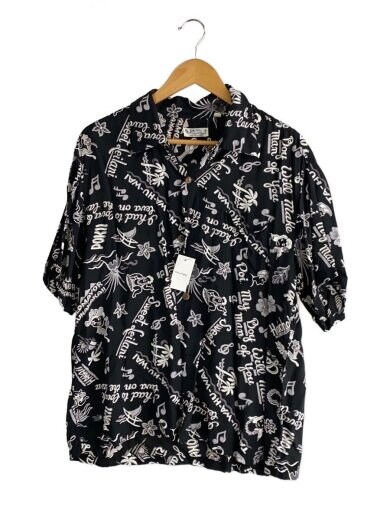商品画像：アロハシャツ/--/レーヨン/BLK/総柄/SS37780JS 1