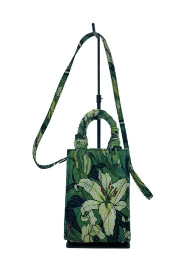 商品画像：ポーチ/--/GRN/総柄 1