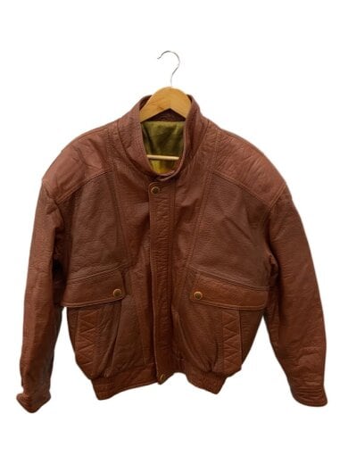 商品画像：レザージャケット・ブルゾン/--/羊革/BRW/無地 1