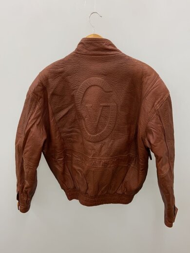 商品画像：レザージャケット・ブルゾン/--/羊革/BRW/無地 2