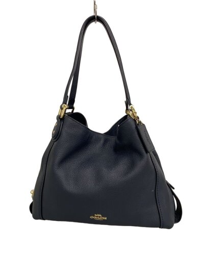 商品画像：ショルダーバッグ_オールレザー/レザー/NVY 1