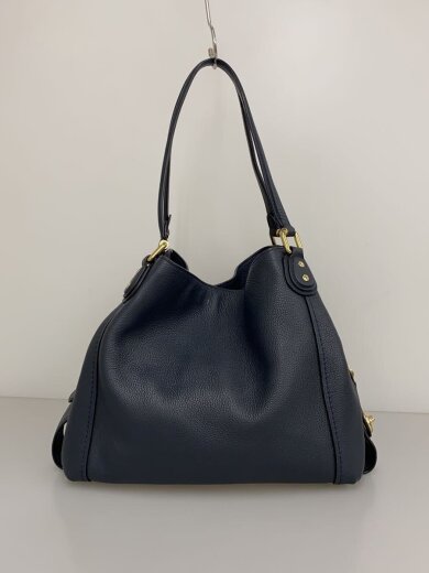 商品画像：ショルダーバッグ_オールレザー/レザー/NVY 3