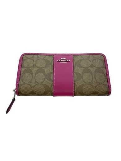 商品画像：長財布/PVC/BEG/総柄/レディース 1