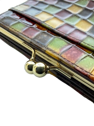 商品画像：2つ折り財布/レザー/マルチカラー/レディース 7