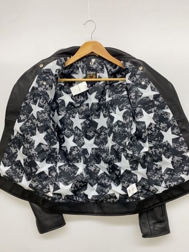 商品画像：ダブルライダースジャケット/36/牛革/BLK/SOPH-156175// 3