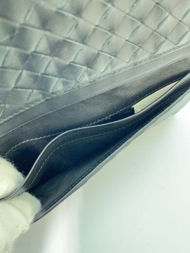 商品画像：長財布/レザー/BLK/無地/メンズ/120697 6