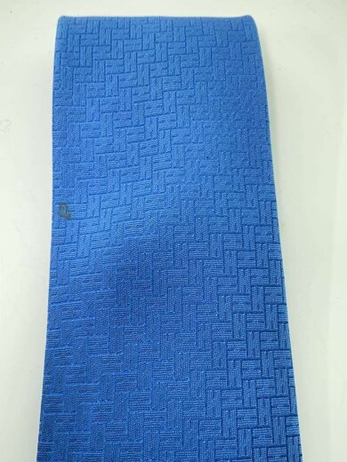 商品画像：ファソネH/ネクタイ/シルク/BLU/総柄/メンズ 5