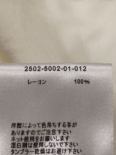 商品画像：長袖シャツ/--/レーヨン/IVO/無地/2502-5002-01-012// 4