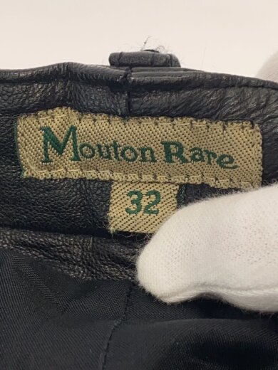 商品画像：90s/MOUTON RARE/ボトム/32/レザー/BLK/無地 4