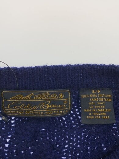 商品画像：80年代後期-90年代前期/黒タグ後期/FISHERMAN KNIT/S/ウール/NVY 3