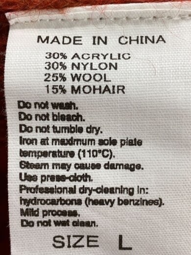 商品画像：24AW/カートモヘアカーディガン/L/モヘア混/ORN/GPK-54010-B 4