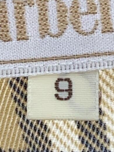 商品画像：白三角タグ/スカーフ/ノバチェック総柄/長袖シャツ/9/ポリエステル/総柄/FEA41-037 4