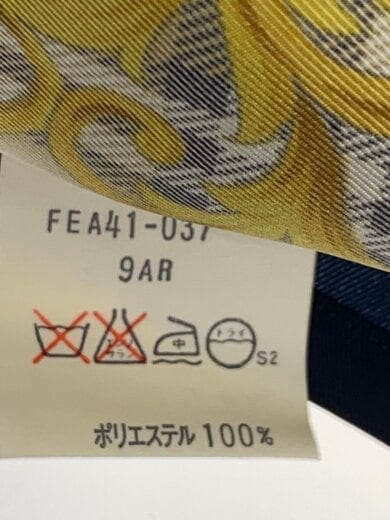 商品画像：白三角タグ/スカーフ/ノバチェック総柄/長袖シャツ/9/ポリエステル/総柄/FEA41-037 5