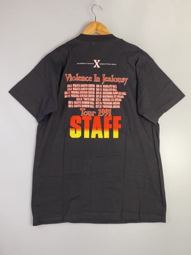 商品画像：1990s/X/X JAPAN/1991 TOUR STAFF TEE/L/コットン/BLK/無地// 2