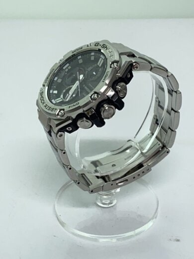 商品画像：ソーラー腕時計・G-SHOCK/アナログ/ステンレス/BLK/SLV/SS 2
