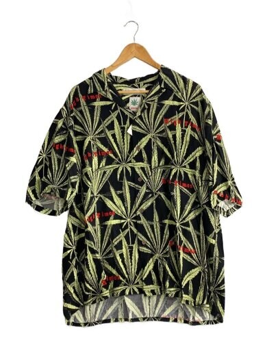 商品画像：HIGH TIMES/ S/S HAWAIAN SHIRT/アロハシャツ/XXL/レーヨン/BLK/総柄// 1