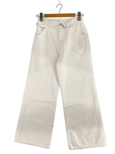 商品画像：フェードツイルフレアパンツ/36/コットン/WHT/26-030-200-8030-1-0// 1