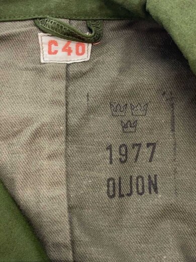 商品画像：ジャケット/40/コットン/GRN/スウェーデン軍フィールドジャケット 3