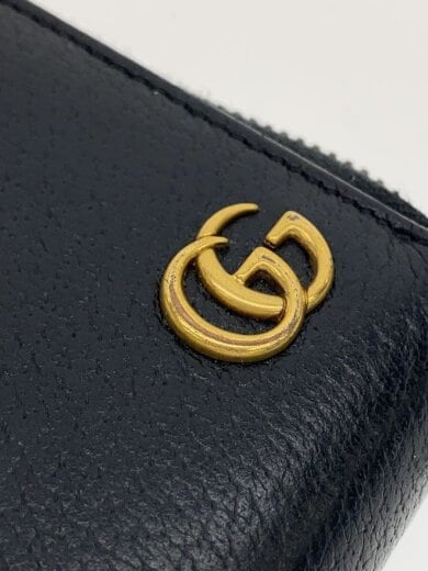 商品画像：長財布_GGマーモント/レザー/BLK/メンズ 8