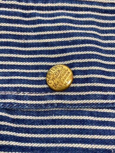 商品画像：カバーオール/--/--/BLU/ストライプ/タグ無し// 3