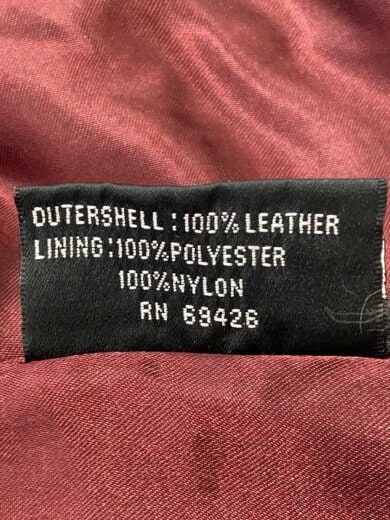 商品画像：レザージャケット・ブルゾン/S/レザー/ボルドー/ウィルソンズレザー 4