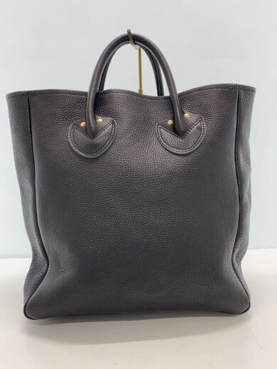 商品画像：トートバッグ/レザー/BLK/無地 3