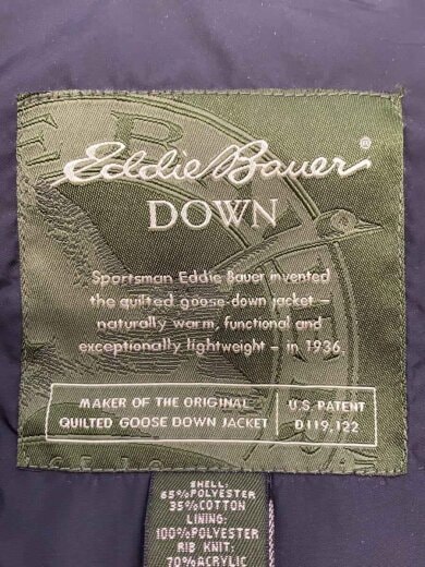 画像：EDDIE BAUERダウンジャケット/L/ポリエステル/NVY/無地/9462733