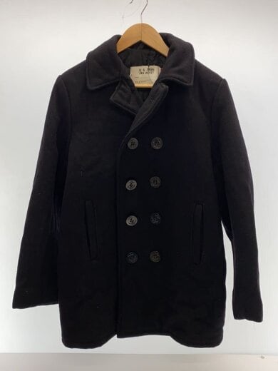 商品画像：ピーコート/--/--/BLK/無地/740N 1