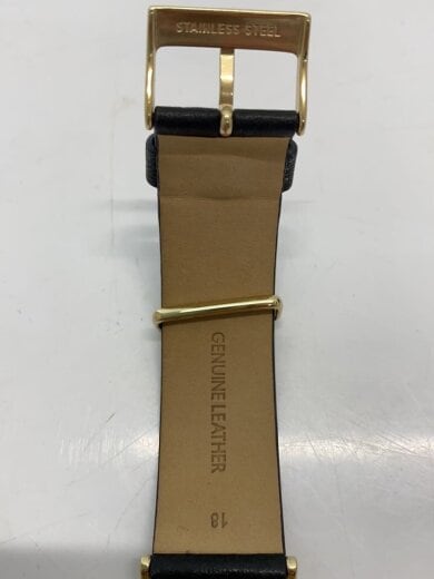 商品画像：クォーツ腕時計/アナログ/レザー/BLK/BLK/SS 6